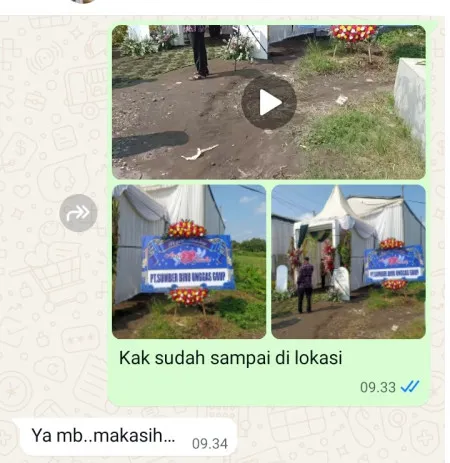 Pengiriman Karangan Bunga Mekar Baru