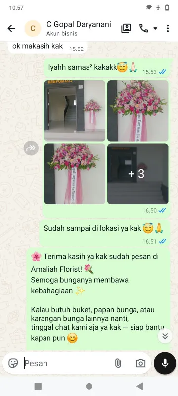 Pengiriman Karangan Bunga Mekar Baru
