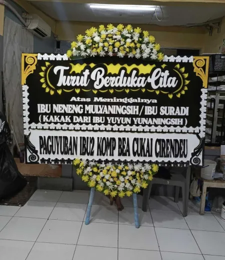 Papan Bunga Duka Mekar Baru